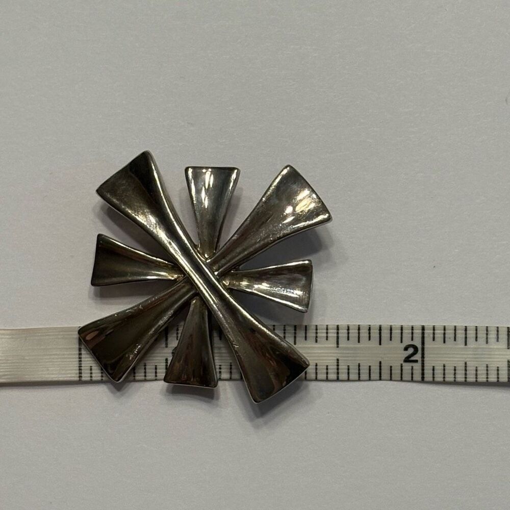 Vintage Robert Lee Morris RLM Pin Brooch Sterling Silver Signed - Picture 5 of 6